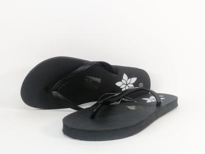 Tong de plage noire femme à pas cher LADIES FLIP FLOP