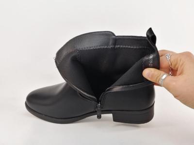 Bottine noire femme grande taille tendance et chic à pas cher CINK ME DM779-S3