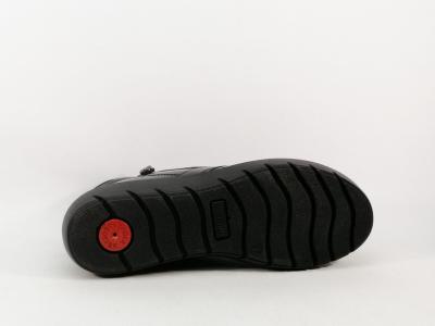 Chaussures confort femme pieds sensibles et larges cuir souple noir vernis destockage IMAC 455860