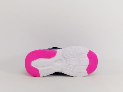 Basket sport fille tendance à pas cher destockage KAPPA logo djumi rose marine à scratch