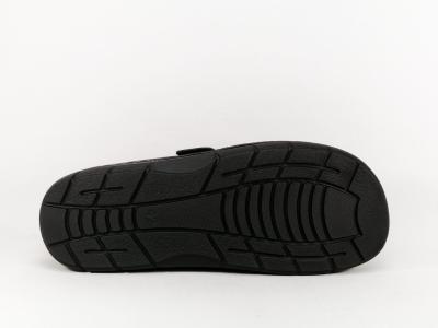 Sabot homme confortable noir semelle cuir amovible à pas cher ROADSIGN idaho