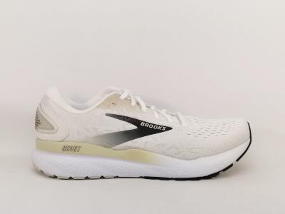 Chaussure running homme destockage BROOKS ghost 16 blanc confortable à pas cher