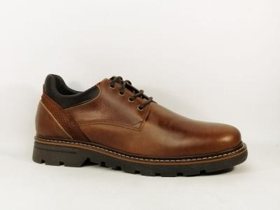 Chaussures de travail homme confortable rsistante en cuir camel solide ORLAND 24123