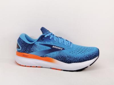 Chaussure running homme destockage BROOKS ghost 16 bleue confortable à pas cher