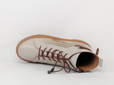 Bottines femme cuir souple originales et confortables PEDRO TORRES 7481VI gris camel