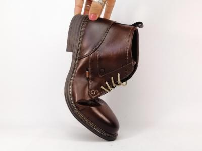 Bottines marron homme tendance STREETER tipa à pas cher confort lacets