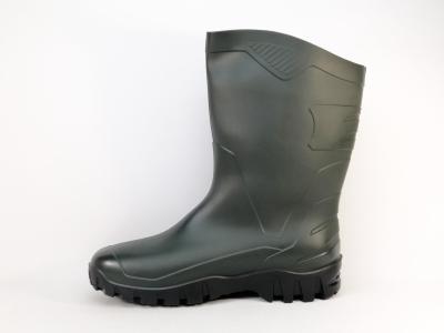 Botte de pluie homme à pas cher en destockage DUNLOP dee pvc vert