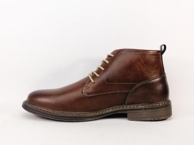 Bottines marron homme tendance STREETER tipa à pas cher confort lacets