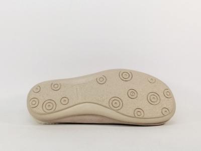 Chaussons mules fourrées femme CHIC & RELAX rabizo ecru confortable et de qualité