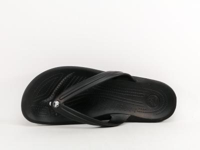 Tong CROCS homme destockage 11033 noire à pas cher grande taille confortable