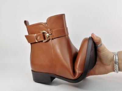 Bottine camel femme grande taille tendance à pas cher CINK ME DM779-S5