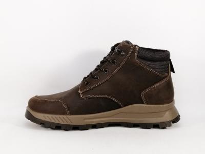Chaussures montantes homme cuir marron goretex confortables destockage IMAC ARA 452215