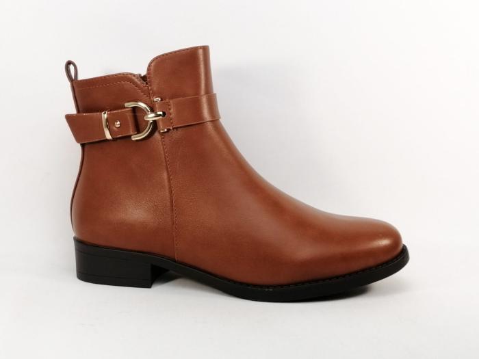 Bottine camel femme grande taille tendance à pas cher CINK ME DM779-S5