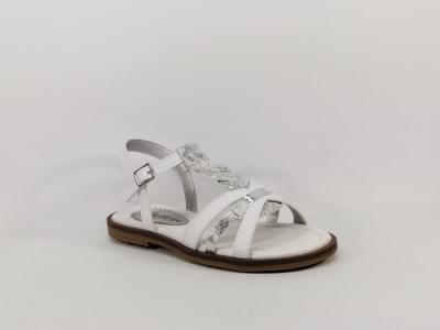Sandale chic blanche fille SUPREMO 326010800  pas cher
