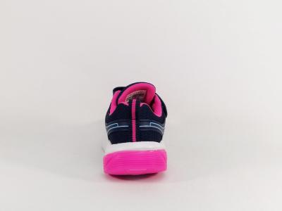 Basket sport fille tendance à pas cher destockage KAPPA logo djumi rose marine à scratch