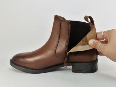 Bottine marron femme cuir souple confortable chic MORAN'S tralia tendance