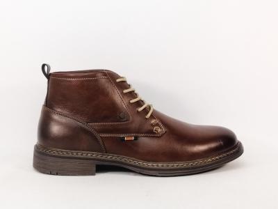 Bottines marron homme tendance STREETER tipa à pas cher confort lacets