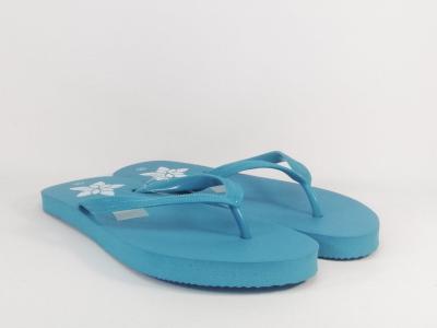 Tong de plage femme à pas cher bleu turquoise LADIES FLIP FLOP