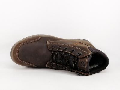 Chaussures montantes homme cuir marron goretex confortables destockage IMAC ARA 452215