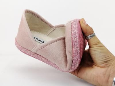 Chaussons femme élégants chauds et confortables COTEMER rudie rose originaux et de qualité