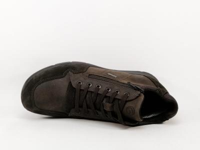 Basket montante homme cuir marron wateproof goretex destockage IMAC ARA 454076 804095