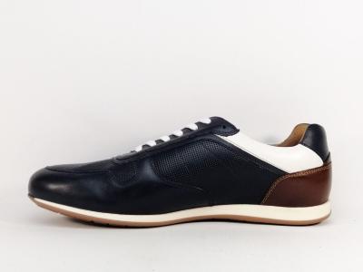 Basket grande pointure homme en cuir marine destockage JOSEF SEIBEL colby 01 ocean à pas cher 