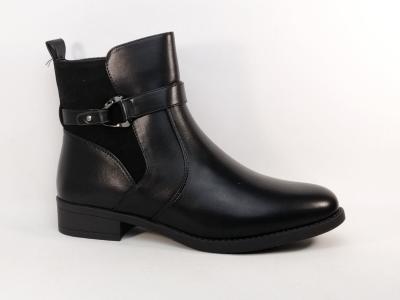 Bottine noire femme grande taille tendance et chic  pas cher CINK ME DM779-S3