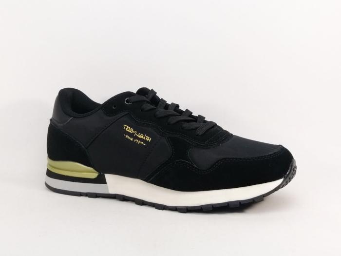 Basket noire homme tendance destockage TEDDY SMITH 78868 à pas cher confortable