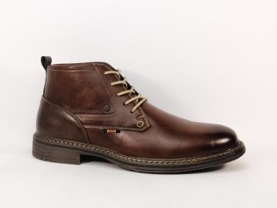 Bottines marron homme tendance STREETER tipa à pas cher confort lacets