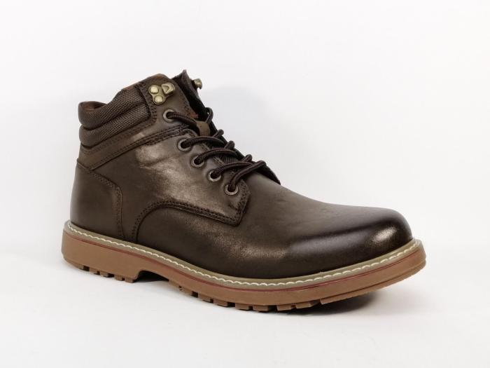 Bottine marron homme cuir souple confortable tendance destockage MORAN'S gaspario