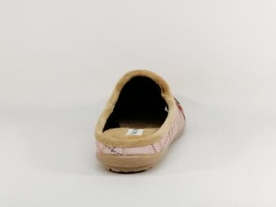 Chausson mule femme motif chien yorkshire CHIC & RELAX rachiwa beige velours original et confortable