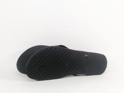 Tong de plage noire femme à pas cher LADIES FLIP FLOP