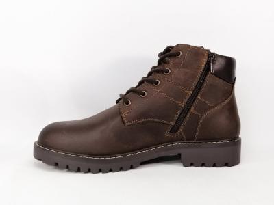 Chaussures montantes homme cuir marron confortables destockage DOCKERS 57IR002 à pas cher