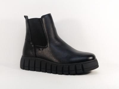Bottines fourres femme chic noires semelle confortable TOM TAILOR 8490710011