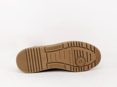 Basket de ville femme chic cuir beige confortable destockage CARMELA 161806 à pas cher